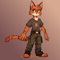 Experimental Shading/Coloring Style, Tom Mews by SplendidTheHybrid