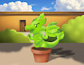Minty the mint dragon