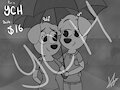 Walk in the rain YCH by PayorStudio219