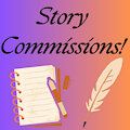 REMINDER: Story Commissions! by MoonlitDawn