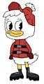 Huey Duck in his Snow Gear by MabelTheToysLover