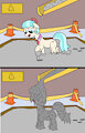 Coco Pommel cement accident.