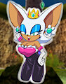 Rouge the bat daisy cosplay, alt costume colors