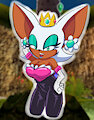 Rouge the bat daisy cosplay, alt costume colors + alt skin tone by RougeDaisy