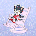 Rocking Chair Kitty -By StarryBlur-