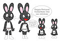 Black Rabbit Family Underwear and Socks by pingguolover