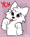 Playful Paws sticker YCH