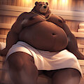 Ben Bigger chilling in the Sauna by mattyboi1998