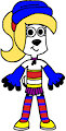 DJ Dalmatian Girly Fashion Supermodel Costume