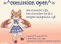 Comissions Open ♥ by Owlisa