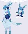 Glaceon Fashion by Liteee