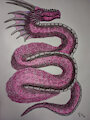 Pink Snake Dragon by Wullabi