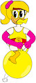 Scrooge McDuck Girly Aerobics Giant Hopper Bounce