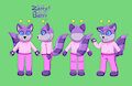 Zerry Berry Character Ref Sheet by ZerryBerrytheRaccoon