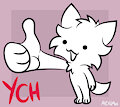 Silly thumbs up sticker YCH