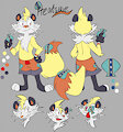 Heatwave ref sheet by Foxlover91