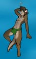 Sexy otter boy colored by AmaroqTheDragon