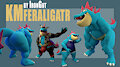 [Model Release] KM Feraligatr [Blender/SFM/VRC]