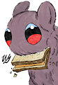 Bartelby's Cheese Sandwich by Wyrmling