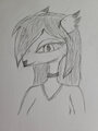 First sketch of fursona by LokaTheOwl