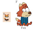 Francois in F is for Fox of Animal Alphabet #1