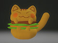 3D Catburger Turntable by CattyCarol