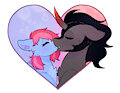 Smoochy Kiss by GreenieGhost