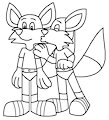 Fox Kiss Poses