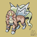 Entei - Pokemon Fanart by riorioluu