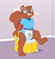 [Comm] Zee-Zee takes the Ice potty challenge by Yipthecoyotepup