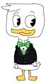 Louie Duck in his Tuxedo Outfit