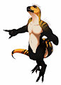 Sandy Dinosaur Full Body SFW (Commission) by pawsintheskycon