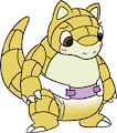 A wet Sandshrew