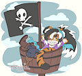 |Kofi Reward| Tiger in the Crows Nest by dandyliondreamer