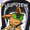 [Commission] Baby Eevee asleep by Veemonsito