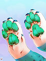 ☆ Cyan's Paws ☆ by lovespell