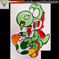 Zombie Yoshi Marker By CraftyAndy