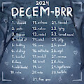 Decem-Brrr! 2024 Prompts! by Spoons825