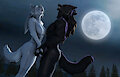 Full Moon by Wolfikous