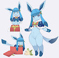 Glaceon Fashion: Festive Edition