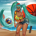 Brazilian miku! by ScarletSide