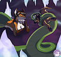 Naga and Jackle coiling YCH final