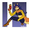 Carmelita Fox Colored by DeskManiac