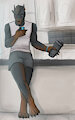 More mornings with Doby by VessiaAR