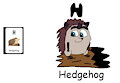 Hedgie in H is for Hedgehog in Animal Alphabet #2 by KiffAndFriends