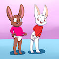 Diaper Show-off Buns -By ConejoBlanco-