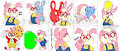 Squeaky Bunny Stickers [c] by Gato303