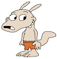 Rocko Wallaby in his Swimsuit