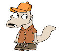 Rocko Wallaby in his Fishing Outfit