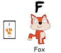 Candle Fox in F is for Fox of Animal Alphabet #2 by KiffAndFriends